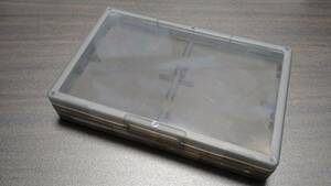 【新品未使用】ゲームボーイアドバンス ソフトケース clear black ソフト8本収納可能 ips gba 任天堂 #0107