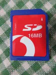 Vodafone sharp SD карта 16MB SD-M016T