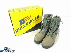 ラスト【米軍放出品】☆未使用品 Belleville コンバットブーツ AFST 9.5W(27.5cm) ASTM F2413-11 鋼鉄先芯 セーフティーブーツ (80)☆CJ17C