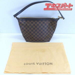 ルイヴィトン LOUIS VUITTON ダミエ イロヴォMM N51995 ハンドバッグ ショルダーバッグ ダミエキャンバス エベヌ ブラウン 戸塚店