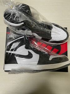 国内正規新品 27.5cm US9.5 Nike air Jordan 1 retro high og 白黒 black white パンダ 2014年製