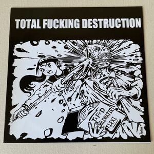 TOTAL FUCKING DESTRUCTION - childhater flexi ソノシート グラインドコア grindcore hardcore 