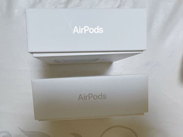 Apple AirPods MMEF2J/A 付属品 箱 2つ (箱のみ)