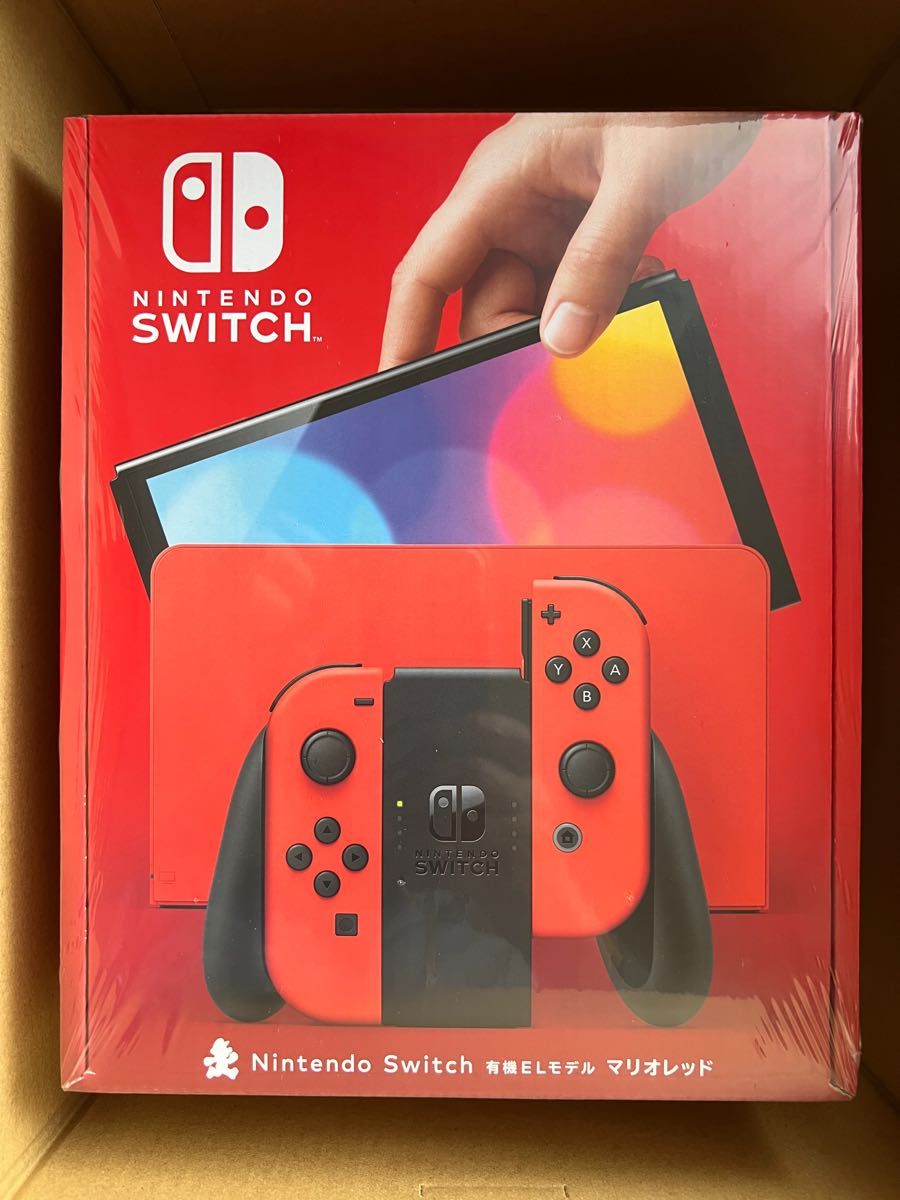 新品未開封 Nintendo Switch（有機ELモデル） マリオレッド 任天堂