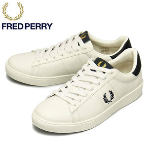 FRED PERRY (フレッドペリー) B4334 SPENCER LEATHER レザーシューズ 254 PORCELAIN FP525 26.0cm