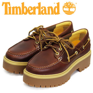 Timberland (ティンバーランド) A2QDM HRTG PLATFORM 3 EYE プラットフォーム スリーアイシューズ レディース Burgudy TB430 US6.5-約23.5c