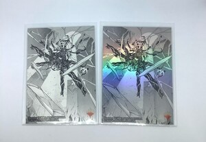 【送料込み】MTG ミニポスター　踊る影、魁渡　ノーマル＆Foil セット