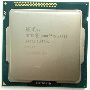 Intel CPU Core i5 3470S ×1枚 2.90GHz SR0TA 4コア ソケット FCLGA1155 デスクトップ用 BIOS起動確認済 即決【中古品】【送料無料】