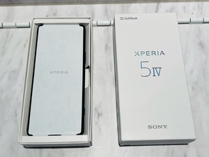 S4646 Xperia 5 IV ブラック 128 GB Softbank simフリー　未使用　エクスペリア 判定〇