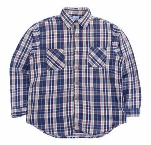 70s ビックマック チェックシャツ ネルシャツBigMac Flannel Shirt - Navy/Pistacchio