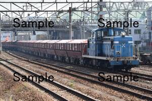 【鉄道写真】名古屋臨海鉄道 ND552 10牽引　赤ホキ ＠笠寺　L版　(商品番号483)