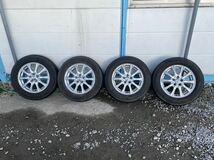 195/65R15 スタッドレスタイヤ　グッドイヤー　ICE NAVI ZEA2 91Q 5穴 PCD114.3 6J 直接のお引き渡し可能です_画像1