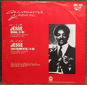 【UK盤】【即決】【12】Grandmaster & Melle Mel /Jesse /試聴検品済