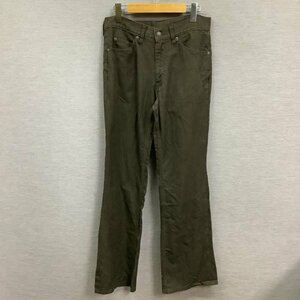 I916 LEVI’S リーバイス パンツ ボトム ブーツカット MA 517 チェック ジッパーフライ メンズ ブラウン系 サイズ 30インチ LEVIS