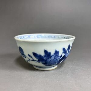 中国 清代 染付 青花 茶碗 煎茶道具 中国美術 古玩