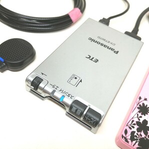 ☆軽自動車登録☆ Panasonic CY-ET907D USB電源仕様 ETC車載器 バイク 音声案内の画像3