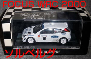 1/43 フォード フォーカス RS WRC ソルベルグ 16号車 アルゼンチン ラリー 2000 FORD FOCUS