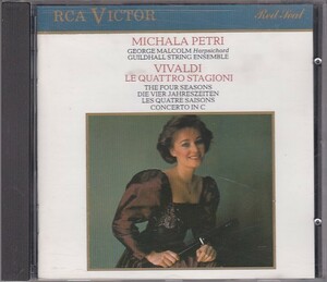 ★CD RCA Petri plays Vivaldi Concertos ヴィヴァルディ:四季 *ミカラ・ペトリ(Michala Petri)