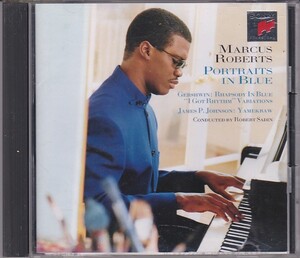 ★CD SONY ポートレイト・イン・ブルー ガーシュウィン.ジョンソン *マーカス・ロバーツ(Marcus Roberts)