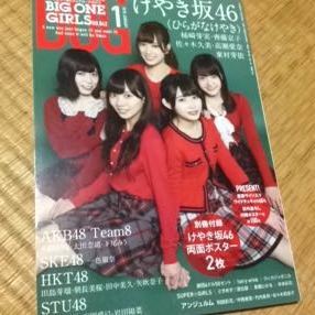 big one girls 2018 1月号 けやき坂46 ポスター2枚付き 送料198円