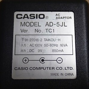 〈 CASIO 電子楽器 用 ACアダプター AD-5JL 〉の画像2