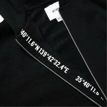 【送料無料・新品・完売品】WTAPS X3.0 / ZIP HOODY / CTPL / BLACK ダブルタップス 222ATDT-CSM18 crossbone クロスボーン 骨 パーカー_画像3