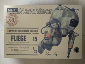  WAVE 3Q MODEL 1/20 マシーネンクリーガー「フリーゲ FLIEGE」No.15 下箱なし 中袋未開封 ウェーブ Ma.k