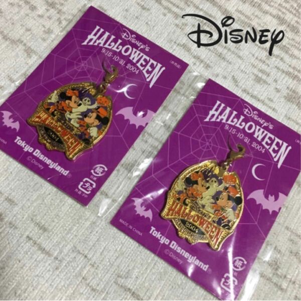 Disneyland Halloween 2004年 オリジナル限定チャーム 2個セット