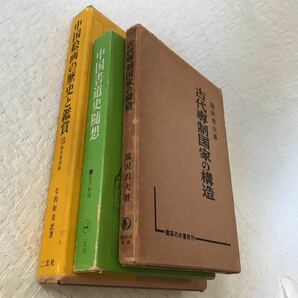 c487 80 古本 中国絵画の歴史と鑑賞 中国書道史随想 古代専制国家の構造 3冊まとめて 歴史 美術 コレクション 痛み有り 折れ複数ページ有りの画像5