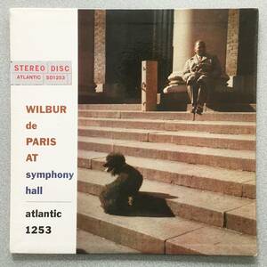 米ATLANTIC SD1253 オリジナルSTEREO Wilbur de Paris “AT SYMPHONY HALL” ぴかぴか極美品