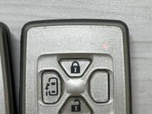 トヨタ 純正 スマートキー 3ボタン 2個セット 基盤 271451-0500 片側電動スライドドア ノア ヴォクシー エスティマ アルファード キーレス_画像4