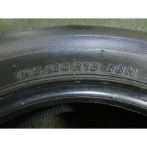 2020年製 7～8分山 ブリヂストン NEXTRY 195/60R15 88H 4本/札幌市手渡し可/中古オンロードタイヤ(夏タイヤ)ラフェスタ A2_78_画像9