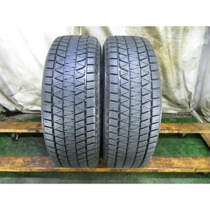 2019年製 8～9分山 ブリヂストン BLIZZAK DM-V3 225/65R17 102Q 2本/札幌市手渡し可/中古スタッドレスタイヤ(冬タイヤ)CX-5 F_128