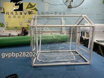 超小型 ビ簡易温室 ビニール温室 ファスナー付き 育苗ニールハウス 家庭用 菜園ハウス ミニ 組立式 園芸 PVC素材_画像3