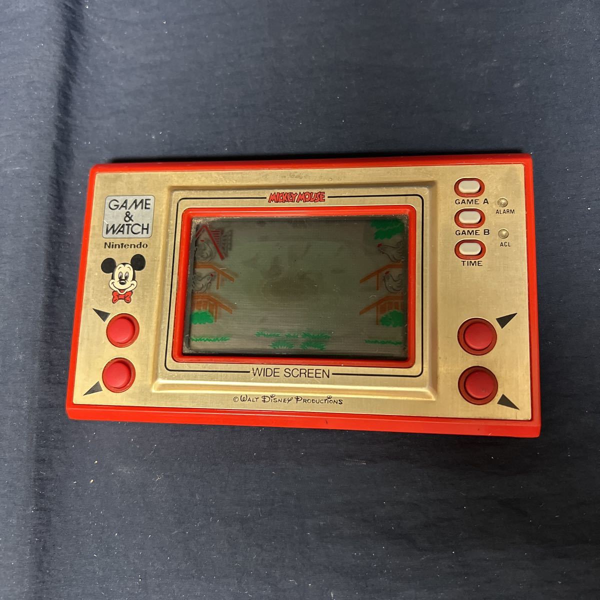 任天堂 ゲームウォッチ ミッキーマウス 動作確認済み - Nintendo