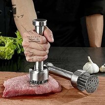 21 ブレード肉たたき、肉軟化剤、耐久性のある 304 ステンレス鋼、ステーキ、牛肉、キッチン調理ツール用_画像1