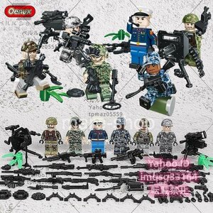 ブロック LEGO レゴ 互換警察 ミリタリー セット 軍人 兵士 陸軍 ソルジャー おもちゃ 知育玩具 玩具 知育 子供 プレゼント タイプ15