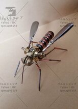 金属 模型 機械式完成モデル 蚊 蠅 サソリ フィギュア 置物 金属 機械式 昆虫 工芸品 完成品_画像3
