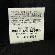 ROUGH AND RUGGED ラフアンドラゲッド ナイロン コーチジャケット ブラック 表記サイズ1_画像6