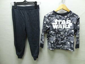  nationwide free shipping Uniqlo UNIQLO child clothes Kids man Star Wars STAR WARS long sleeve light sweat material top and bottom set S(110-125)