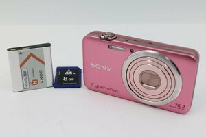 《動作保証》 SONY ソニー Cyber-shot DSC-WX30 サイバーショット ピンク 16.2メガピクセル コンデジ 純正バッテリー SDカード付