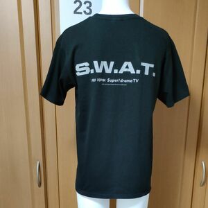 S.W.A.T.半袖ＴシャツM　黒　スーパードラマTV／海外ドラマ専門チャンネル　Super!drama TVスワット　