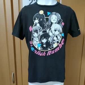 ガーリッシュナンバー半袖ＴシャツM/L　ブラック　　