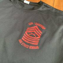 沖縄 米軍放出品　LCPL LEADERSHIP MARINES Tシャツ トレーニング　ランニング　BLACK MEDIUM (管理番号AB216)_画像2