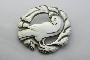 Georg Jensen George Jensen 123 dove brooch SV925