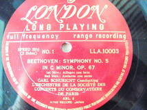 キングLP最初期盤LLA10003疾風のように疾走するシューリヒト・パリ音楽院によるベートーヴェン運命1949年録音コレクターアイテムの貴重盤_画像5