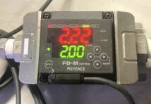 通電確認済　KEYENCE FD-M5AY 5L 電極非接液型 電磁式流量センサ_画像1