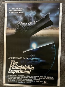 『映画ポスター US版　The Philadelphia Experiment フィラデルフィア・エクスペリメント マイケル・パレ、ナンシー・アレン』