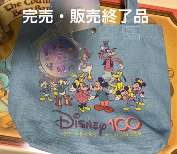 ディズニー トートバッグ 100周年 ミッキー フレンズ