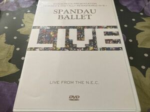 輸入盤 /ライブ　PAL　リュージョン２〜６　DVD 「Live Fome The N.E.C」Spandau Ballet（スパンダー・バレエ）